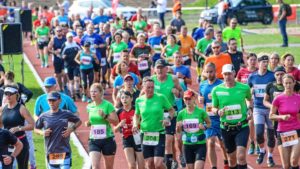 Läufer beim Sparkassenlauf