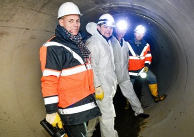 Kanalbau in Wittringen: Ein Drittel ist schon geschafft