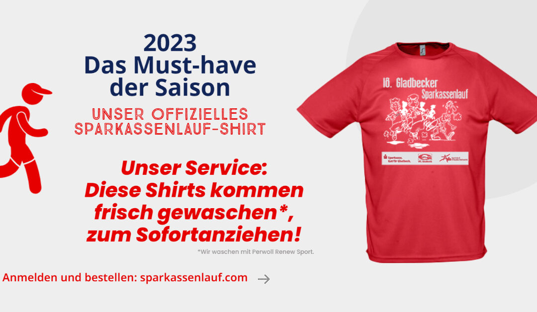 Neuer Service: Unsere Veranstaltungsshirts werden vorgewaschen